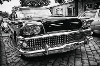 Glass Art Cars - Black Cadillac