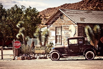 Glass Art Cars - Old car