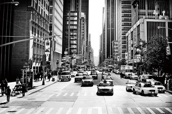 Glass Art CIty - Black and White Street