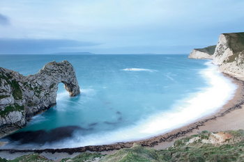 Glass Art Gate into the Ocean