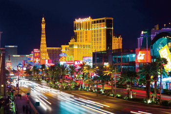 Glass Art Las Vegas At Night