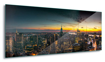 Glass Art Manhattan Sunset