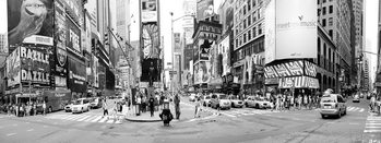 Glass Art New York - Times Square Rush