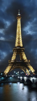 Glass Art Paris - Eifferl Tower at Night