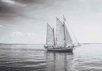 Glass Art  Sail Away