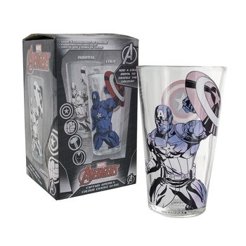 Glass Captain America - Captain America Colour Change
