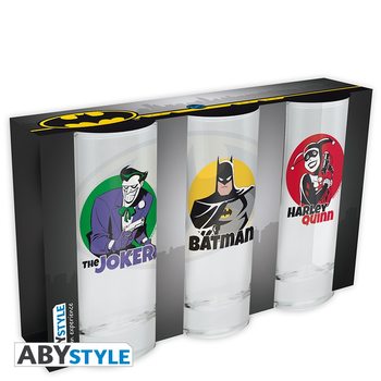 DC Comics - Batman, Joker, Harley Glass