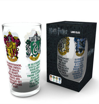 Glass Harry Potter - House Crests