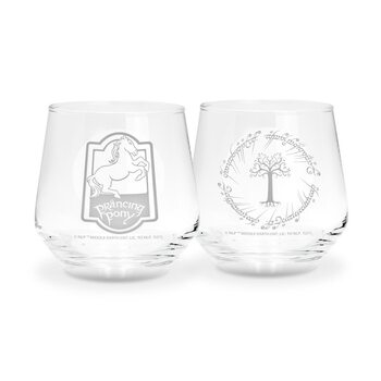 Glass Lord of the Rings - Prancing Pony & Gondor