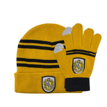 Roupas Gorro e Luvas Harry Potter - Hufflepuff