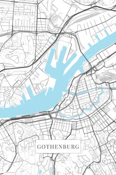 Принти на полотні Gothenburg white