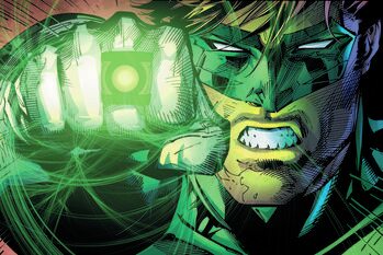 Canvas Print Green Lantern - Power