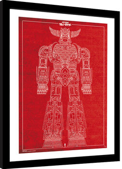 Uokvireni poster Grendizer - Grendizer‘s plans