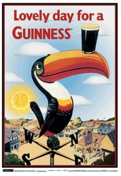 Guinness - toucan - плакат (poster)