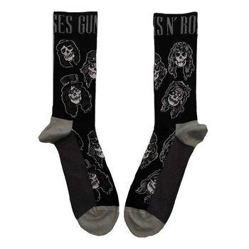 Sukat Guns N Roses - Skulls Band Monochrome