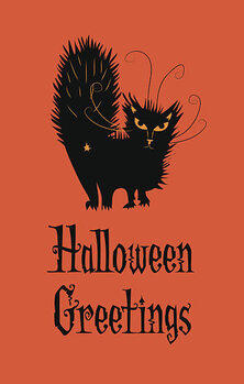 Sticker Halloween Greetings