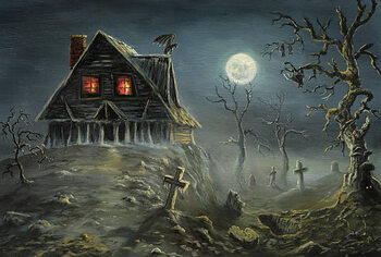 Sticker Halloween Horror