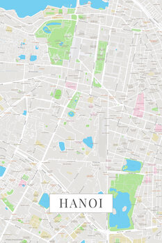 Принти на полотні Hanoi color