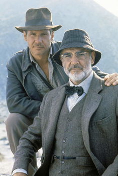 Принти на полотні Harrison Ford And Sean Connery
