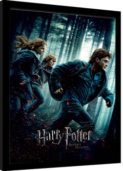 Innrammet plakat Harry Potter - Deathly Hallows Part 1