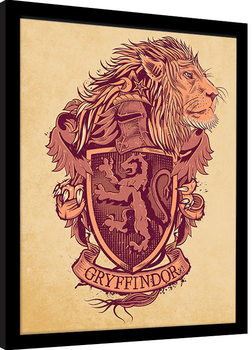 Kehystetty juliste Harry Potter - Gryffindor