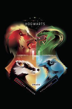 Εκτύπωση καμβά Harry Potter - Hogwarts Crest