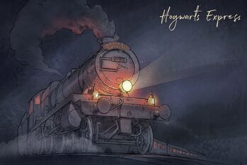 Принти на полотні Harry Potter - Hogwarts Express