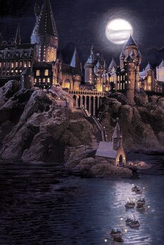 Sticker Harry Potter - Hogwarts full moon