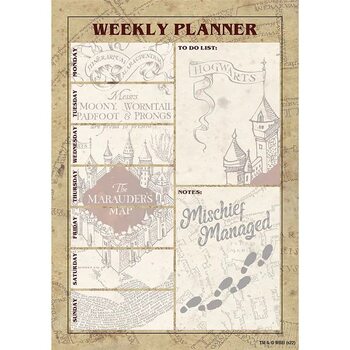 Viikkokalenteri Harry Potter - Marauders Map