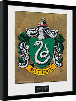 Framed poster Harry Potter - Slytherin