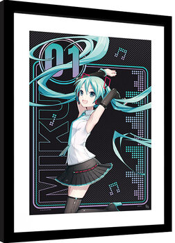 Kehystetty juliste Hatsune Miku - 01