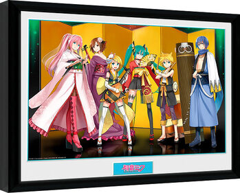 Uokvireni poster Hatsune Miku - Kuroshishi Unit