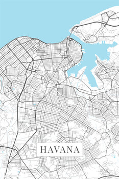 Принти на полотні Havana white