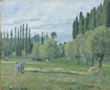 Принти на полотні Haymaking, 1874