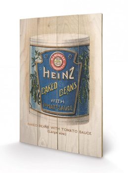 Ξύλινη τέχνη Heinz - Vintage Beans Can