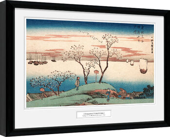 Poster emoldurado Hiroshige - Cherry Blossom at Gotenyama