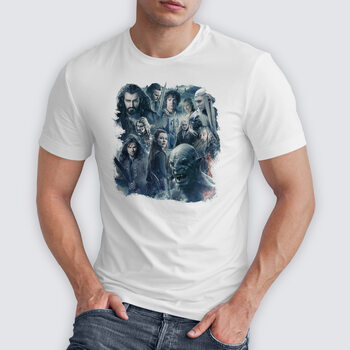 T-shirts Hobbit - Group Characters