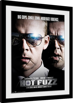 Poster emoldurado Hot Fuzz - Close Up