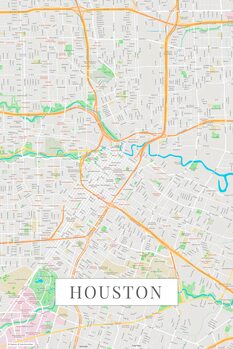 Принти на полотні Houston color