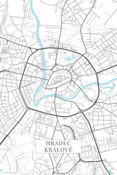 Принти на полотні Hradec Kralove white