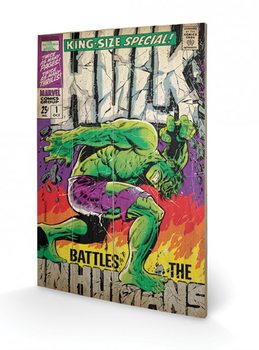 Ξύλινη τέχνη Hulk - Battles Humans