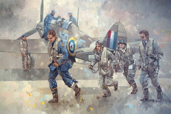 Quadro em tela Hurrican Scamble