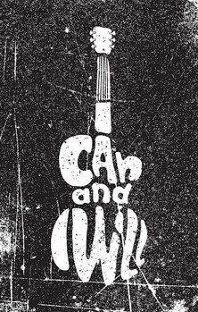 Наклейка I can and I will. Hand