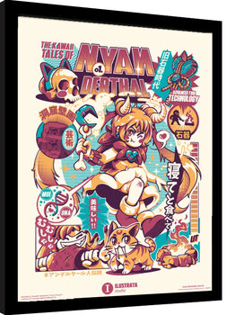 Uokvireni poster Ilustrata - Nyanderthal