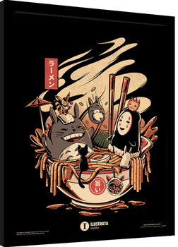 Uokvireni poster Ilustrata - Ramen Pool Party