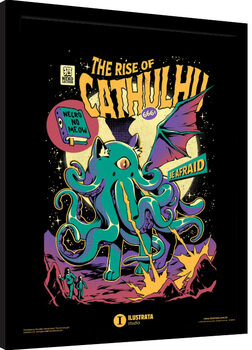 Uokvireni poster Ilustrata - Rise of the Cathulhu