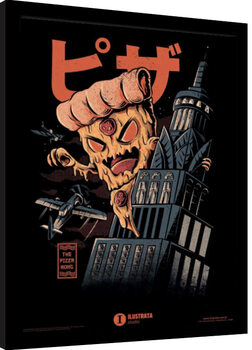 Framed poster Ilustrata - The Pizza King