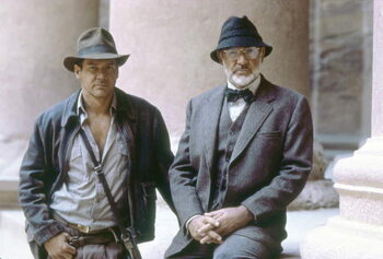 Sticker Indiana Jones and the Last Crusade by Steven Spielberg, 1989