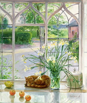 Футболка Irises and Sleeping Cat, 1990