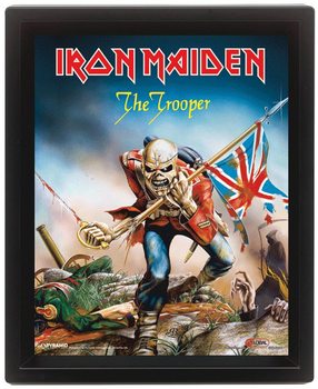 Πλαισιωμένη 3D αφίσα IRON MAIDEN